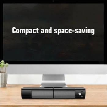 Home Subwoofer Stereo Sound Dual Channel LED Indicator Easy Operate Computer Speaker Desktop Detachable Audio Player USB Powered
Home Subwoofer Stereo Sound Dual Channel LED Indicator Easy Operate Computer Speaker Desktop Detachable Audio Player USB Powered
