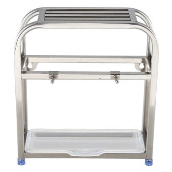 PHFU-Universal Stainless Steel Kitchen Knife Holder Multi-Function Storage Storage Rack Metal Knife Cooking Tool
PHFU-Universal Stainless Steel Kitchen Knife Holder Multi-Function Storage Storage Rack Metal Knife Cooking Tool