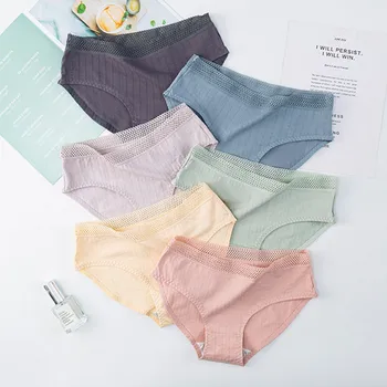 3Pcs Woman Cotton Panty Underwear Sexy Lace Lingerie Girls Hot Sale Female Underwear Ladies Underpants Briefs Soild Colors M-XL 
3Pcs Woman Cotton Panty Underwear Sexy Lace Lingerie Girls Hot Sale Female Underwear Ladies Underpants Briefs Soild Colors M-XL