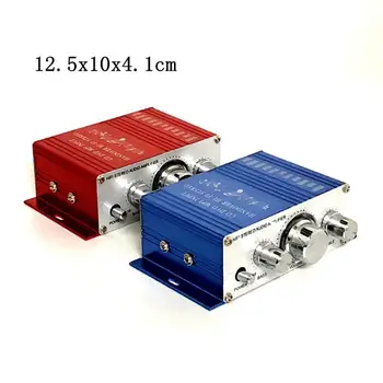 12V 2CH Mini Hi-Fi Stereo Audio Small Amplifier AMP for Car Motorcycle Radio MP3 Automobile Car Eletronic
12V 2CH Mini Hi-Fi Stereo Audio Small Amplifier AMP for Car Motorcycle Radio MP3 Automobile Car Eletronic