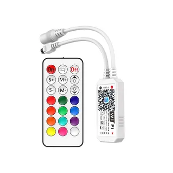 DC9-28V 5CH Android IOS Amazon Alexa MINI WiFi RF 21Keys RGBWW RGB+CCT Controller For RGBWW RGB+CCT Lights
DC9-28V 5CH Android IOS Amazon Alexa MINI WiFi RF 21Keys RGBWW RGB+CCT Controller For RGBWW RGB+CCT Lights