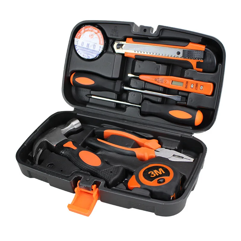 Household Manual Tool Kit Hardware Combination Maintenance Toolbox Classic 9 Pieces
Household Manual Tool Kit Hardware Combination Maintenance Toolbox Classic 9 Pieces