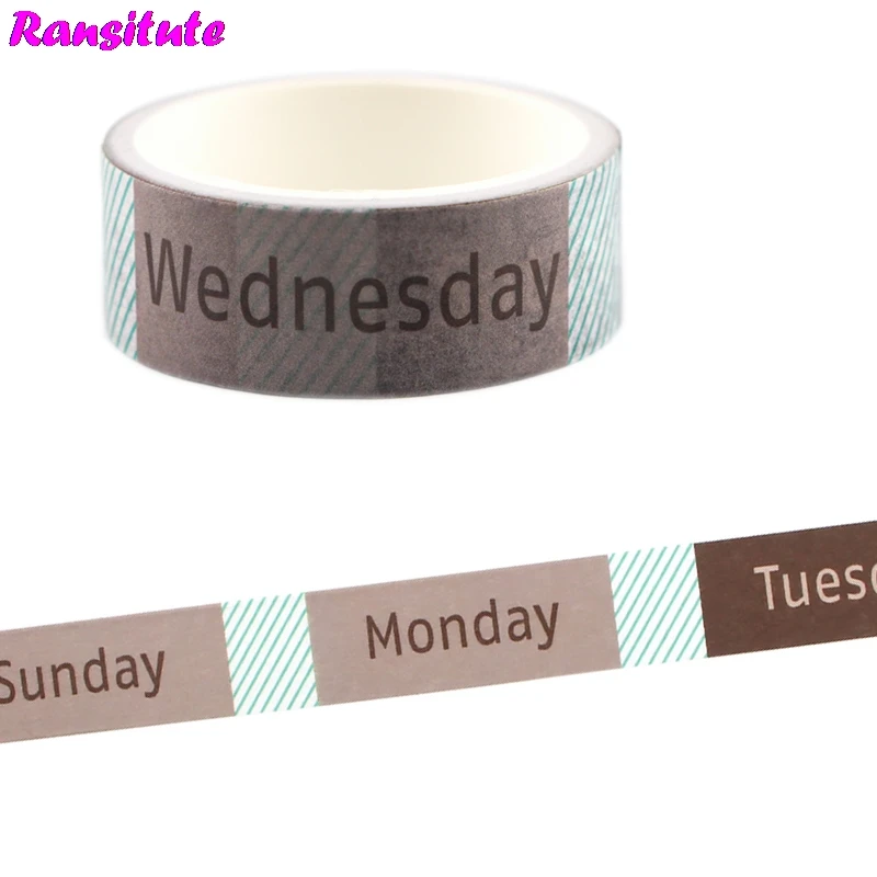 Ransitute R708 Month Washi Tape Lace Masking Tape DIY Photo Album Decoration Tape Fashion Stationery Scrapbooking Paper
Ransitute R708 Month Washi Tape Lace Masking Tape DIY Photo Album Decoration Tape Fashion Stationery Scrapbooking Paper