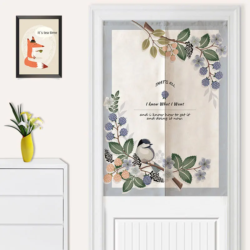 American Flower and Bird Door Curtain Bedroom Kitchen Bathroom Feng Shui Curtain Japanese Noren 
American Flower and Bird Door Curtain Bedroom Kitchen Bathroom Feng Shui Curtain Japanese Noren