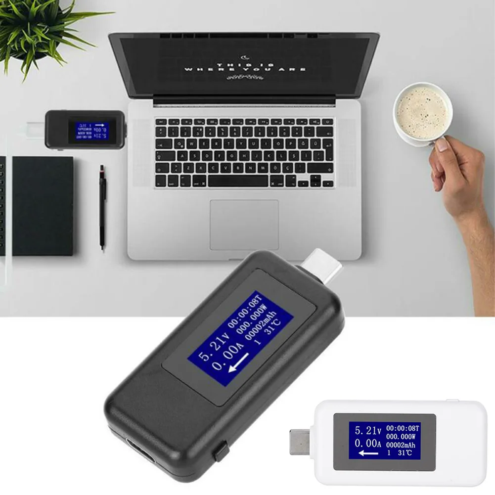 USB Tester Voltage Current Meter Charger Capacity Tester Type-C USB Tester Detector Digital Multimeter Voltage Current Meter
USB Tester Voltage Current Meter Charger Capacity Tester Type-C USB Tester Detector Digital Multimeter Voltage Current Meter