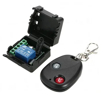 DC 12V 1CH Wireless RF Delay Remote Control Garage Door Access Switch Transmitter With Receiver 433Mhz
DC 12V 1CH Wireless RF Delay Remote Control Garage Door Access Switch Transmitter With Receiver 433Mhz
