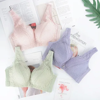 Wide Strap Push Up Closure Back Multi-color Bra Floral Lace Bralette Non Padded Lingerie Red Pink Blue 38 40 BC Cup Underwear
Wide Strap Push Up Closure Back Multi-color Bra Floral Lace Bralette Non Padded Lingerie Red Pink Blue 38 40 BC Cup Underwear