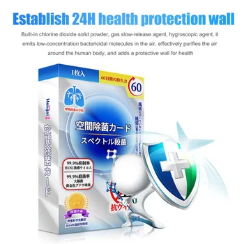 Air Sterilization Disinfection Card Child Carry Protection Card Air Bacteriostatic Cards
Air Sterilization Disinfection Card Child Carry Protection Card Air Bacteriostatic Cards