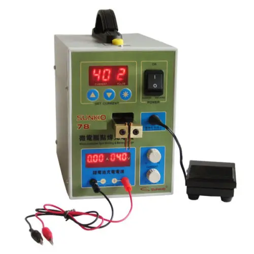 SUNKKO 788+ Dual Pulse Battery Spot Welder Welding Machine +Battery Charger 220V
SUNKKO 788+ Dual Pulse Battery Spot Welder Welding Machine +Battery Charger 220V