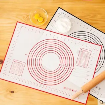 Kitchen Tool Multi-size Non Stick Silicone Baking Mat on table With Scale Rolling Dough Pad Kneading Kitchen Cooking Pastry
Kitchen Tool Multi-size Non Stick Silicone Baking Mat on table With Scale Rolling Dough Pad Kneading Kitchen Cooking Pastry