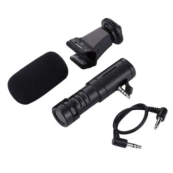 Studyset PULUZ 3.5mm Audio Stereo Filmmaking Recoding Photography Interview Microphone for Vlogging Video DSLR &DV
Studyset PULUZ 3.5mm Audio Stereo Filmmaking Recoding Photography Interview Microphone for Vlogging Video DSLR &DV