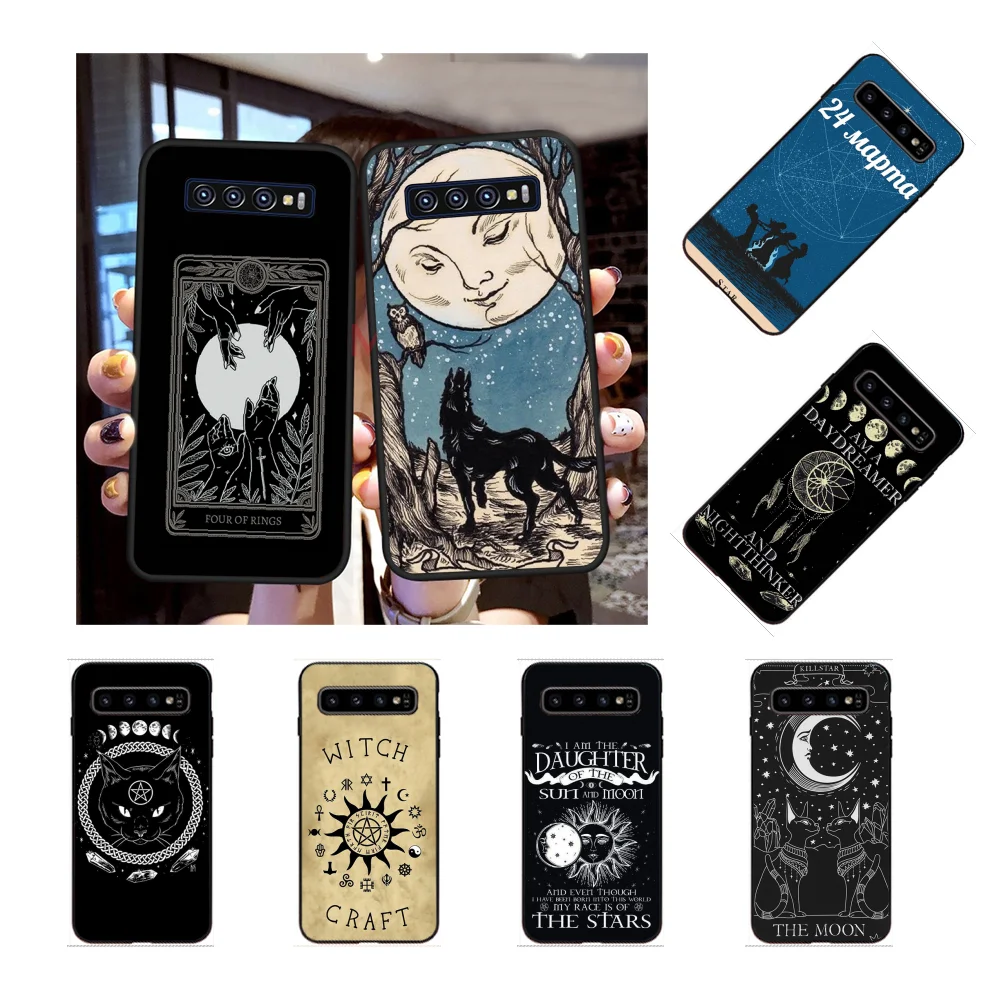 NBDRUICAI Witches moon Tarot Mystery totem Black Phone Case for Samsung S9 plus S5 S6 edge plus S7 edge S8 plus S10 E S10 plus
NBDRUICAI Witches moon Tarot Mystery totem Black Phone Case for Samsung S9 plus S5 S6 edge plus S7 edge S8 plus S10 E S10 plus