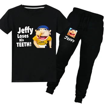 Summer children's cartoon UNSPEAKABLE JOJO siwa Jeffy Venom boys and girls cotton long-sleeved T-shirt + trousers suit clothing
Summer children's cartoon UNSPEAKABLE JOJO siwa Jeffy Venom boys and girls cotton long-sleeved T-shirt + trousers suit clothing