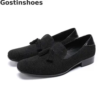 Men Single Shoes Black Genuine Leather Tassel Men Loafers Cowhide Men Casual Shoes Daily Wear Slip-on Leisure Styles
Men Single Shoes Black Genuine Leather Tassel Men Loafers Cowhide Men Casual Shoes Daily Wear Slip-on Leisure Styles