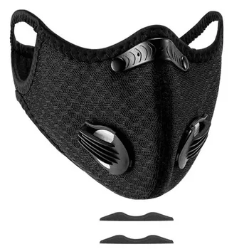 Fashion Sport Face Mask With Carbon Activated Filters Breathable Cycling Mask Dustproof Bicycle Respirator Training Earloop Mask
Fashion Sport Face Mask With Carbon Activated Filters Breathable Cycling Mask Dustproof Bicycle Respirator Training Earloop Mask