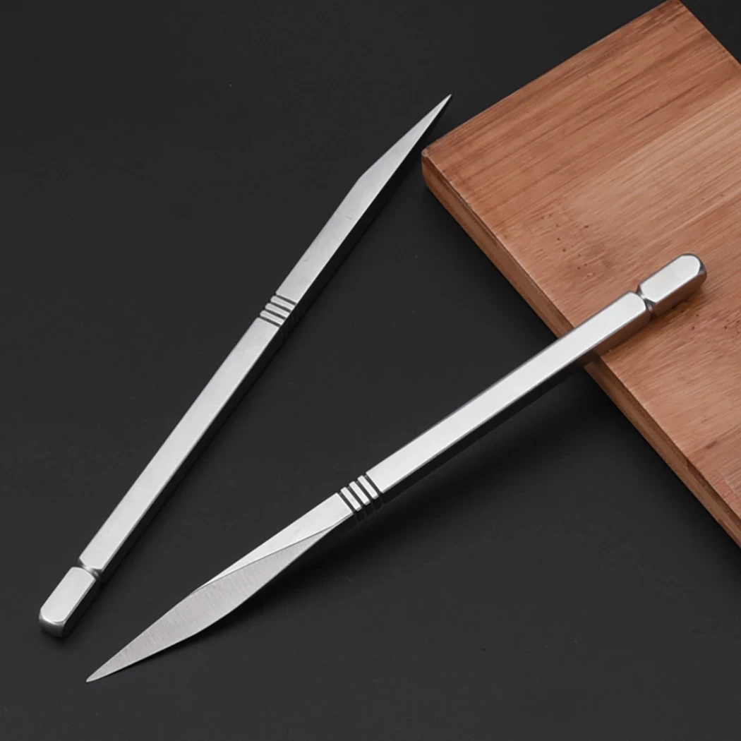 Description Picture 3 of item1pc Stainless Steel Tea Needle Delicate Tea Cutter Puer Tea Cone Tea Ceremony Accessories Craft Kung Fu Teasets Spiral Tea Knife