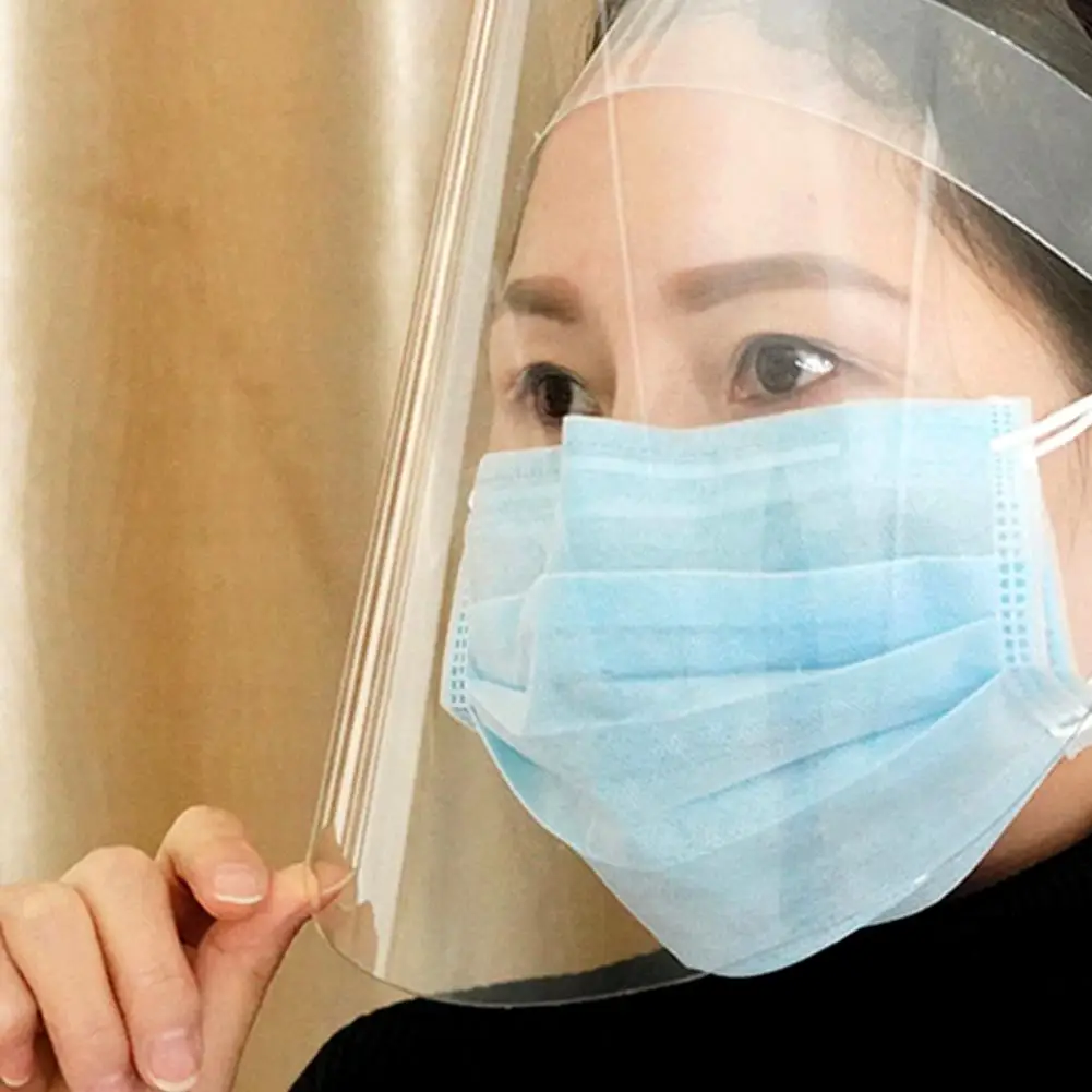 Transparent Anti Droplet Oil Dust-proof Full Face Protection Mask Visor Shield Transparent full face protection 44 * 28cm
Transparent Anti Droplet Oil Dust-proof Full Face Protection Mask Visor Shield Transparent full face protection 44 * 28cm