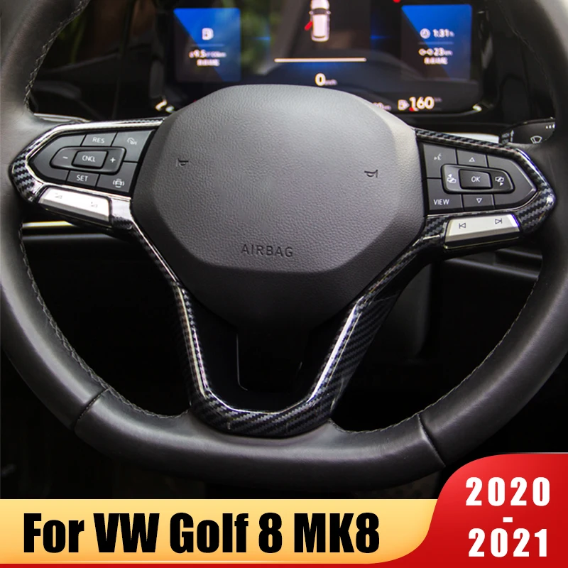 Стайлинг из углеродного волокна Панель рулевого колеса для Volkswagen VW Golf 8 MK8 2020 2021 2022 аксессуары
Стайлинг из углеродного волокна Панель рулевого колеса для Volkswagen VW Golf 8 MK8 2020 2021 2022 аксессуары
