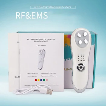 5 in 1 Beauty Device EMS Radio Frequency Facial LED Light Photon Beauty Machine Face Tighten Lifting Skin Care Tool
5 in 1 Beauty Device EMS Radio Frequency Facial LED Light Photon Beauty Machine Face Tighten Lifting Skin Care Tool
