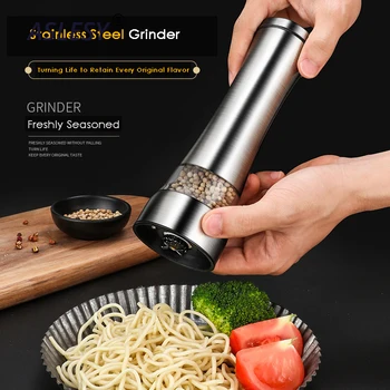 Pepper Grinder Salt Shaker Best Spice Mill with Brushed Stainless Steel Ceramic Blades Adjustable Coarseness Home Kitchen Tools
Pepper Grinder Salt Shaker Best Spice Mill with Brushed Stainless Steel Ceramic Blades Adjustable Coarseness Home Kitchen Tools