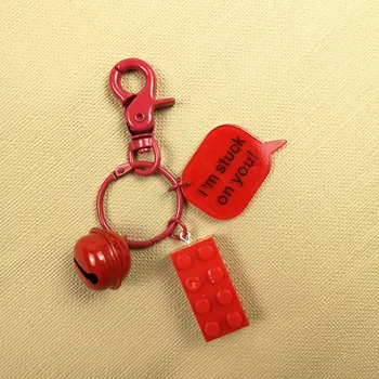 Tinted Paint Bell Lego Key Chains Metal Key Chain Creative Graffiti Tag tag Doll Bag Hanging Accessories Key Ring
Tinted Paint Bell Lego Key Chains Metal Key Chain Creative Graffiti Tag tag Doll Bag Hanging Accessories Key Ring