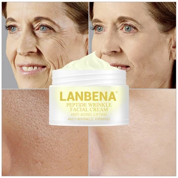 LANBENA Peptide Anti-Aging Face Cream Anti-Wrinkle Reduce Fine Lines Moisturizing Whitening Blemish Firming Nourish Skin Care
LANBENA Peptide Anti-Aging Face Cream Anti-Wrinkle Reduce Fine Lines Moisturizing Whitening Blemish Firming Nourish Skin Care