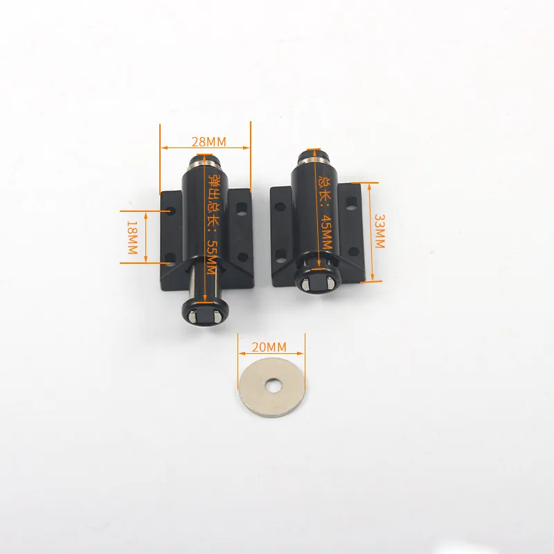 Description Picture 4 of item1pcs Magnet door catch Closer Stoppers Damper Buffer Kitchen Cabinet Drawer Invisible Door Lock Hardware Furniture Accessories