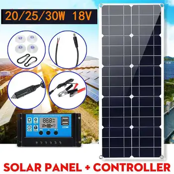 18V 20W/25W/30W Solar Panel Charger Solar Battery 10A Controller Monocrystalline Alligator Clip USB Car Outdoor Lead Acid Batter
18V 20W/25W/30W Solar Panel Charger Solar Battery 10A Controller Monocrystalline Alligator Clip USB Car Outdoor Lead Acid Batter