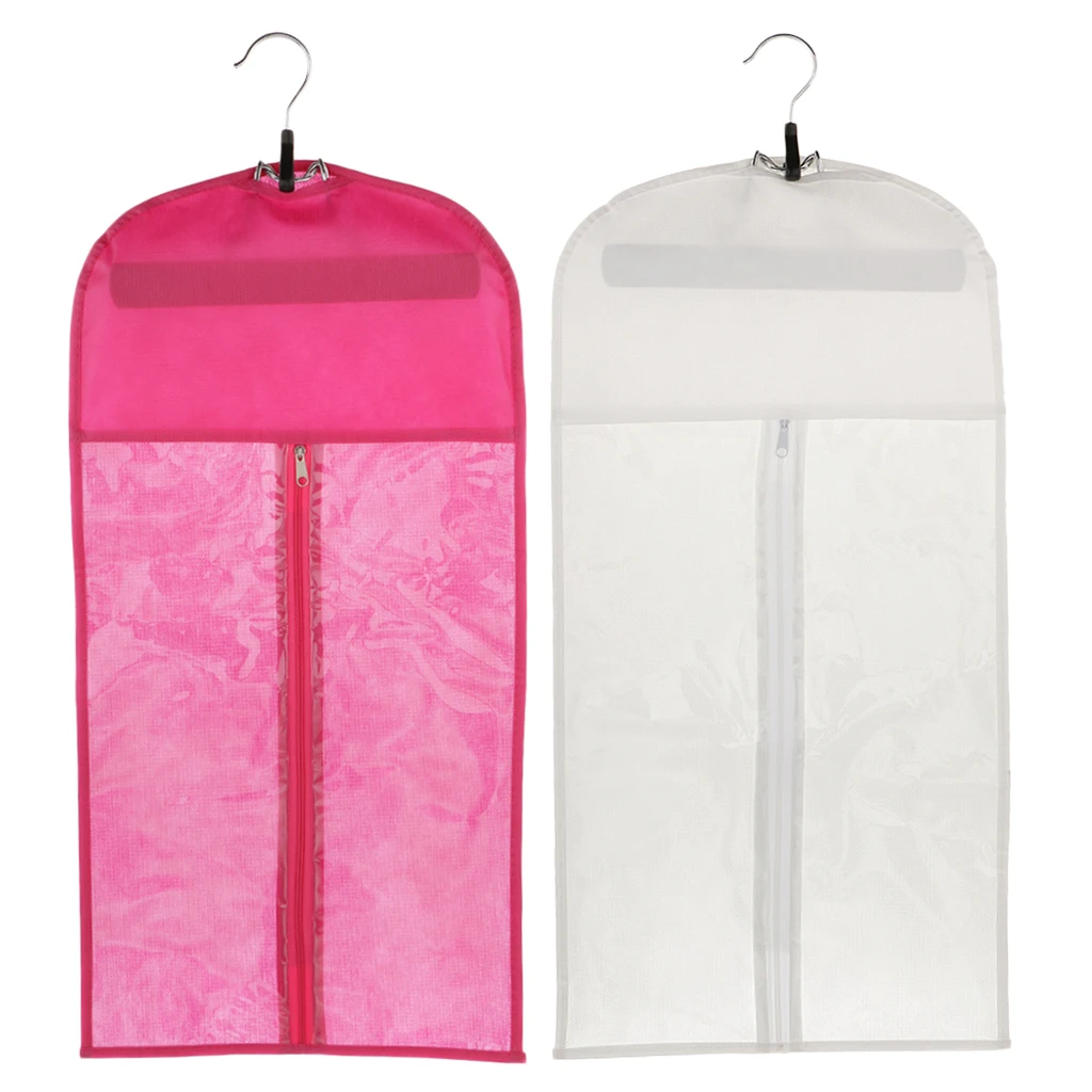 2 Pieces Dustproof Hair Extension Wig Storage Holder Bag Protector+Hanger 2 Pieces Dustproof Hair Extension Wig Storage Holder Bag Protector+Hanger