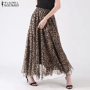 Bohemian Leopard print Skirts ZANZEA Summer Long Skirt Women Elastic Waist Faldas Jupe Female Party Beach Skirts Sexy Vestido
Bohemian Leopard print Skirts ZANZEA Summer Long Skirt Women Elastic Waist Faldas Jupe Female Party Beach Skirts Sexy Vestido