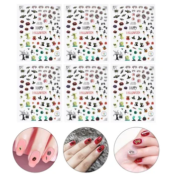 6 Sheets Nail Art Stickers Interesting Funny Nail Art Decor Nail Wraps DIY Nail Decals for Home Nail Shop
6 Sheets Nail Art Stickers Interesting Funny Nail Art Decor Nail Wraps DIY Nail Decals for Home Nail Shop