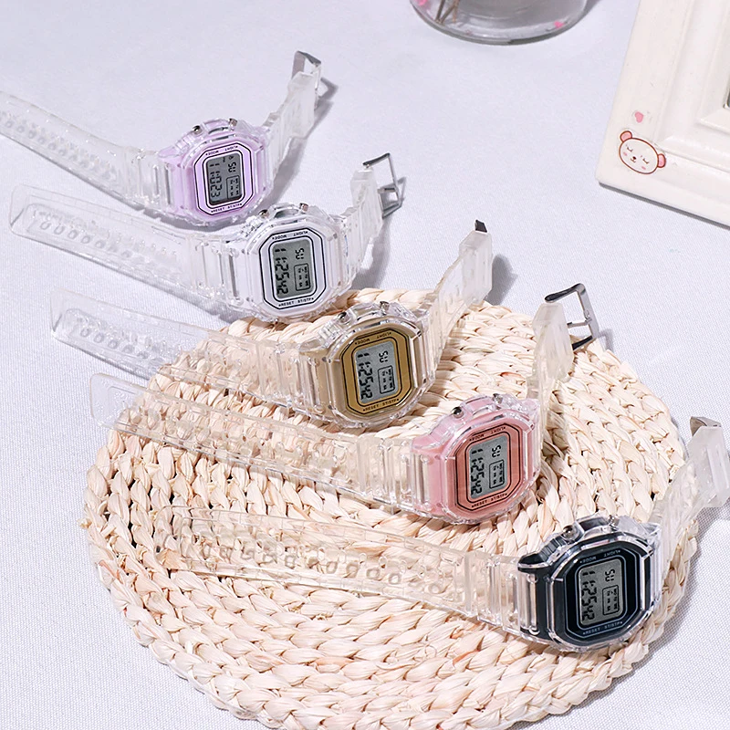 2022 New Fashion Transparent Digital Watch Square Women Watches Sports Electronic Wrist Watch Clock Reloj Mujer
2022 New Fashion Transparent Digital Watch Square Women Watches Sports Electronic Wrist Watch Clock Reloj Mujer