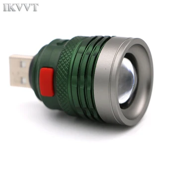 USB Powerful Flashlight Zoomable LED Mini Torch Flash Light 3 Modes Handy lamp for Riding Camping
USB Powerful Flashlight Zoomable LED Mini Torch Flash Light 3 Modes Handy lamp for Riding Camping