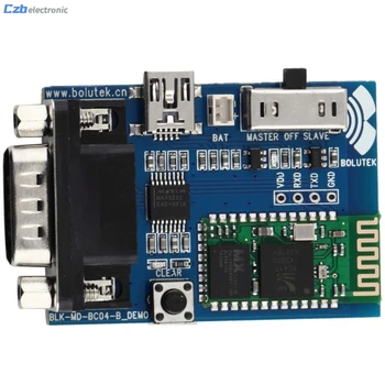 RS232 Bluetooth Serial Adapter Communication Master-Slave 2 Modes 5V Mini USB Bluetooth Serial Port Profile Hot Sale