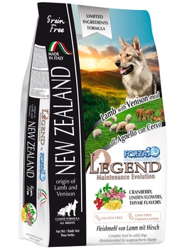 FORZA10 FORZA10 DOG LEGEND NEW ZELAND ALL BREEDS bezzernovoy for adult dogs of all breeds with lamb and venison
FORZA10 FORZA10 DOG LEGEND NEW ZELAND ALL BREEDS bezzernovoy for adult dogs of all breeds with lamb and venison