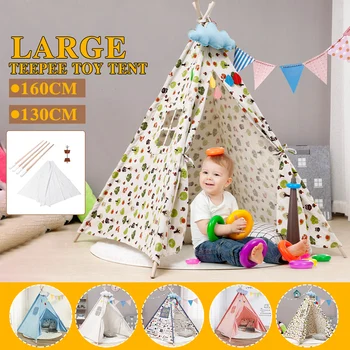 11 Style Larger Folding Indoor Baby Game House India Triangle Tent Princess castle Canvas Original Teepee Kids Teepee NO MAT
11 Style Larger Folding Indoor Baby Game House India Triangle Tent Princess castle Canvas Original Teepee Kids Teepee NO MAT