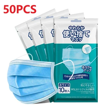 50PCS Masks 3-layer Non-Woven Masks Anti Dust Mouth Face Mask Factory outlet Fast delivery High quality mask Made in japan
50PCS Masks 3-layer Non-Woven Masks Anti Dust Mouth Face Mask Factory outlet Fast delivery High quality mask Made in japan