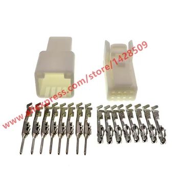 10 Sets 8 Pin Automotive Rear View Mirror Socket Female Male Connector For Nissan Toyota 1376352-1
10 Sets 8 Pin Automotive Rear View Mirror Socket Female Male Connector For Nissan Toyota 1376352-1