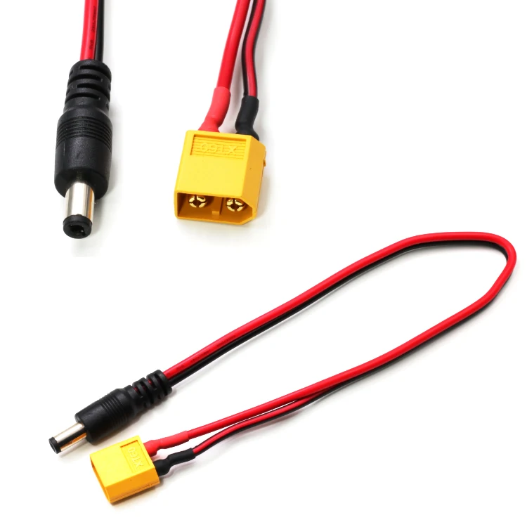 30cm T12 TS100 XT60 Bullet Connector to Male DC5.5-2.1 Power Cable for RC FPV Racing Drone Multirotor Field Repairs Apply
30cm T12 TS100 XT60 Bullet Connector to Male DC5.5-2.1 Power Cable for RC FPV Racing Drone Multirotor Field Repairs Apply