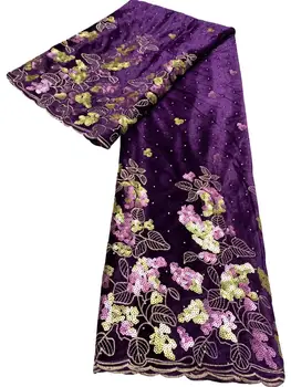 2020Popular soft lace Laser embroidery velvet lace with stones fabric For Wedding Dresses classic purple
2020Popular soft lace Laser embroidery velvet lace with stones fabric For Wedding Dresses classic purple