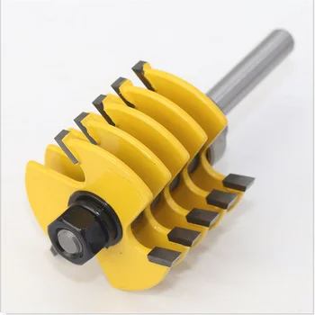1PCS Box Joint Router Bit Self-Adjustable 5 Blade - 3 Flute - 8" Shank for Wood Cutter Tenon Cutter Woodworking Tools
1PCS Box Joint Router Bit Self-Adjustable 5 Blade - 3 Flute - 8" Shank for Wood Cutter Tenon Cutter Woodworking Tools