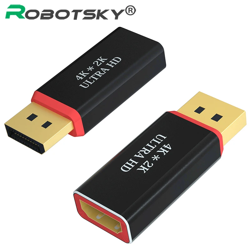 4K DP To HDMI Adapter Displayport Display Port To HDMI Connector Converter Cable For PC Notebook Laptop Monitor
4K DP To HDMI Adapter Displayport Display Port To HDMI Connector Converter Cable For PC Notebook Laptop Monitor