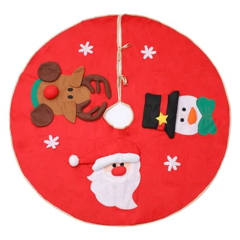 Christmas Tree Skirt Santa Claus Snowman Ornament Carpet Floor Mat Base Cover
Christmas Tree Skirt Santa Claus Snowman Ornament Carpet Floor Mat Base Cover
