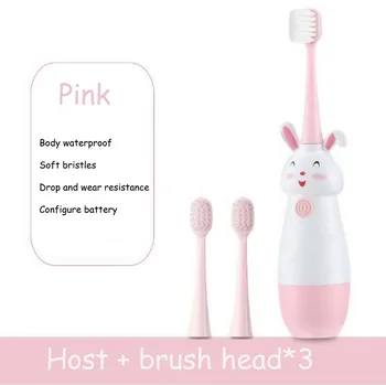 3-6 years old children's sonic electric toothbrush with small soft waterproof and drop-proof electric toothbrus
3-6 years old children's sonic electric toothbrush with small soft waterproof and drop-proof electric toothbrus