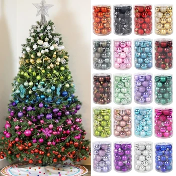34pcs 4cm Christmas Ball Christmas Tree Ornaments Hanging balls Gold red Christmas Home Decorations Palline Natale Decor Navidad
34pcs 4cm Christmas Ball Christmas Tree Ornaments Hanging balls Gold red Christmas Home Decorations Palline Natale Decor Navidad