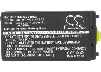 Cameron Sino 82-127909-02 BTRY-MC31KAB02 Battery for Symbol MC3100 MC3190 MC3190G MC3190-G13H02E0 MC3190-GL4H04E0A 2500mAh
Cameron Sino 82-127909-02 BTRY-MC31KAB02 Battery for Symbol MC3100 MC3190 MC3190G MC3190-G13H02E0 MC3190-GL4H04E0A 2500mAh