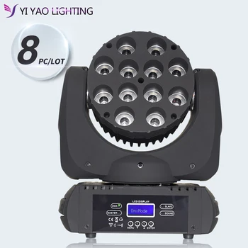 Moving Head 12x12W Beam Wash LED Stage Lights For bar disco dj 8pcs/lot Factory Outlet Super
Moving Head 12x12W Beam Wash LED Stage Lights For bar disco dj 8pcs/lot Factory Outlet Super