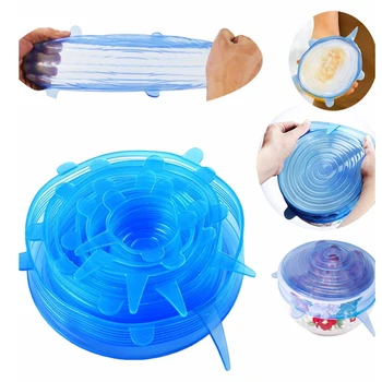 6Pcs/Set Silicone Lids For Mugs Stretchy Vacuum Rubber Case Reusable Fresh Storage Silicone Cover Kitchen Heat Resisting Tools
6Pcs/Set Silicone Lids For Mugs Stretchy Vacuum Rubber Case Reusable Fresh Storage Silicone Cover Kitchen Heat Resisting Tools