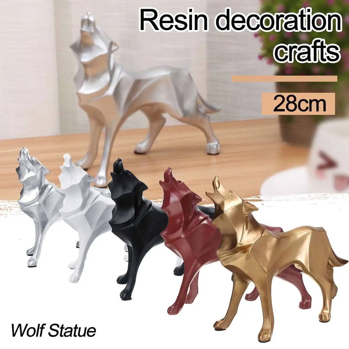 28CM Modern Abstract Art Totem Wolf Statue Resin Geometric Resin Model Christmas Gift Decoration Environmental Protection Resin
28CM Modern Abstract Art Totem Wolf Statue Resin Geometric Resin Model Christmas Gift Decoration Environmental Protection Resin