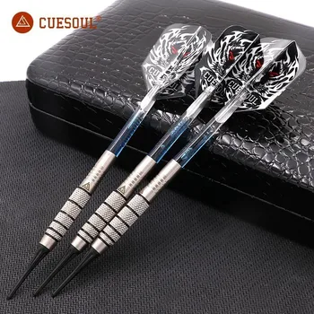 CUESOUL 3PCS Tungsten Darts 18g Darts Professional Electronic Soft Tip Darts Tiger Dardos Flights Indoor Dartboard Games
CUESOUL 3PCS Tungsten Darts 18g Darts Professional Electronic Soft Tip Darts Tiger Dardos Flights Indoor Dartboard Games